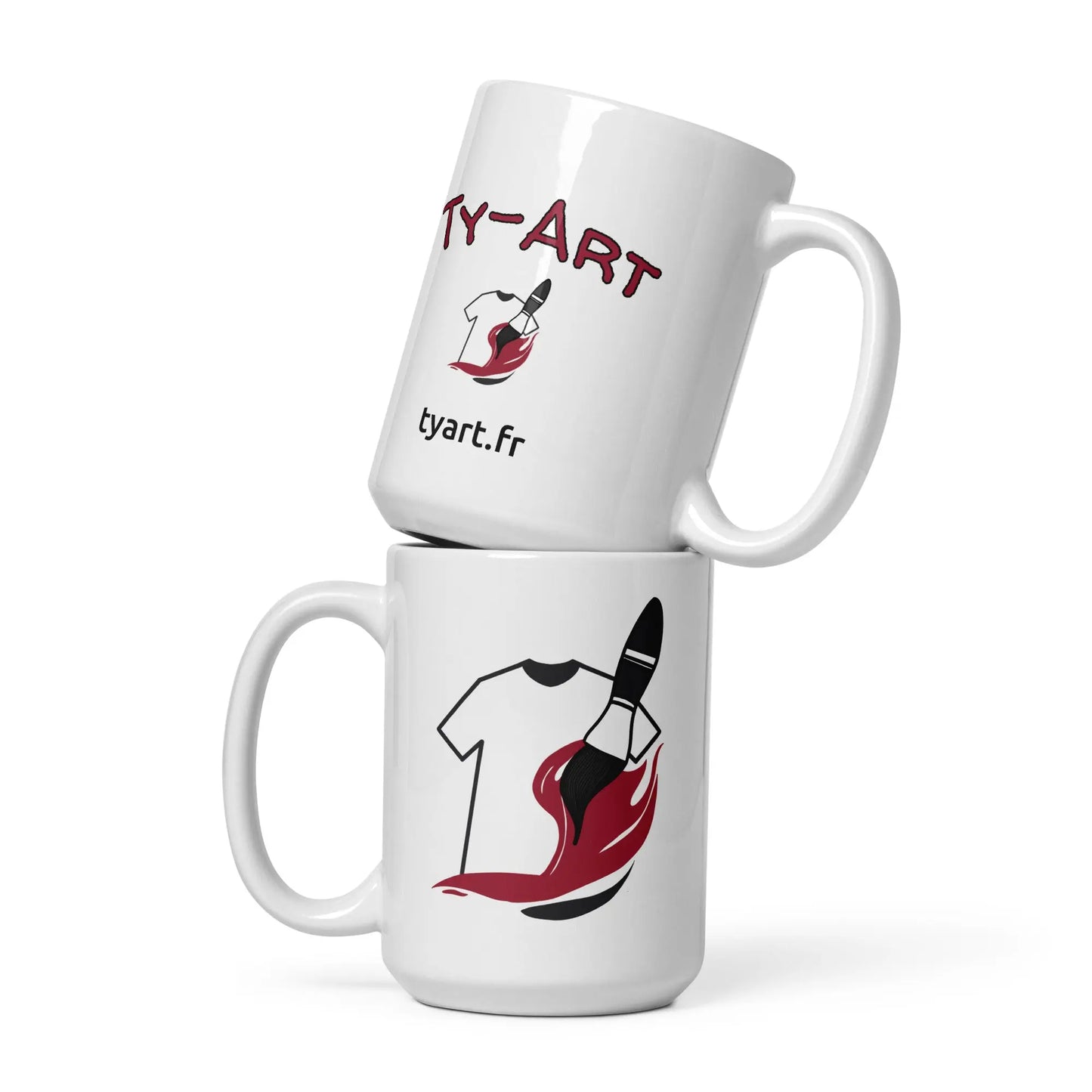 Mug Blanc Brillant - Ty - Art - Ty - Art