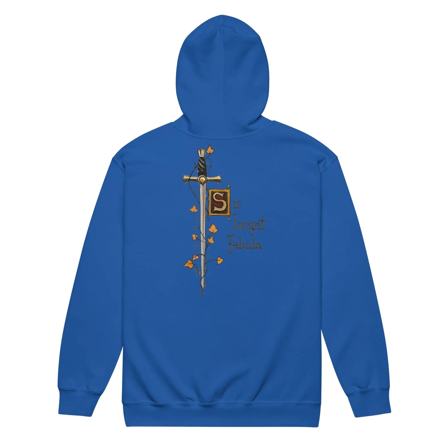 Sweat à capuche épais unisexe à fermeture éclair - Excalibur - Ty - Art