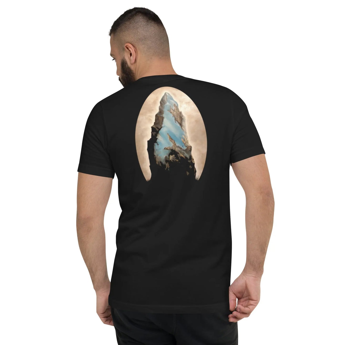 T-shirt Unisexe à Manches Courtes et Col V - Menhir - Ty - Art