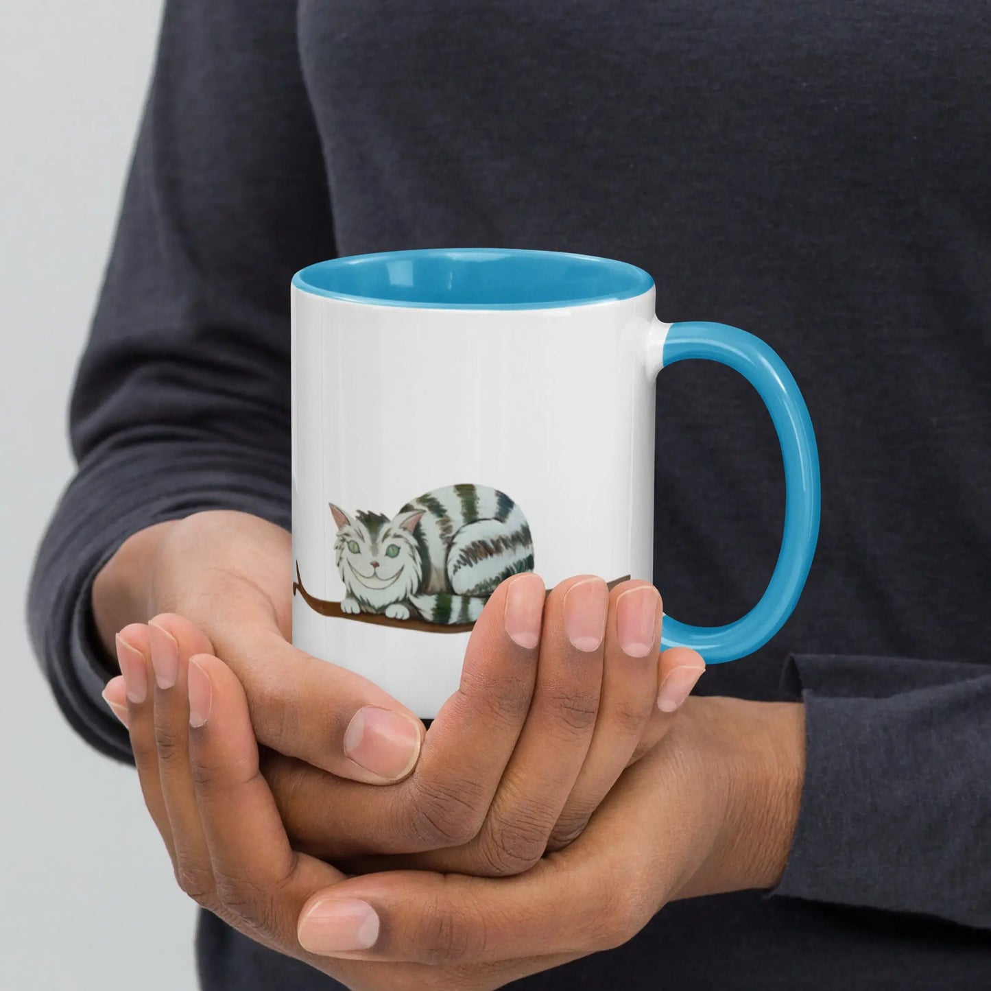 Mug à Intérieur Coloré - Chat perché - Ty - Art
