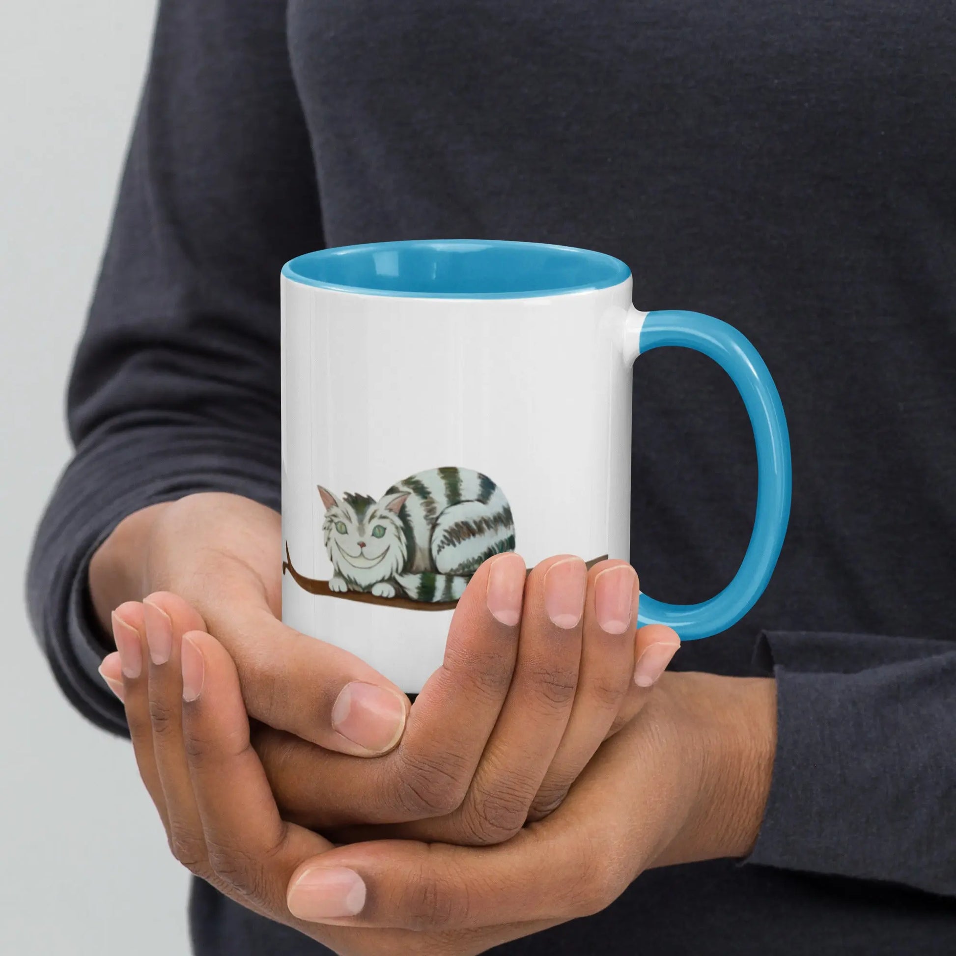 Mug à Intérieur Coloré - Chat perché - Ty - Art