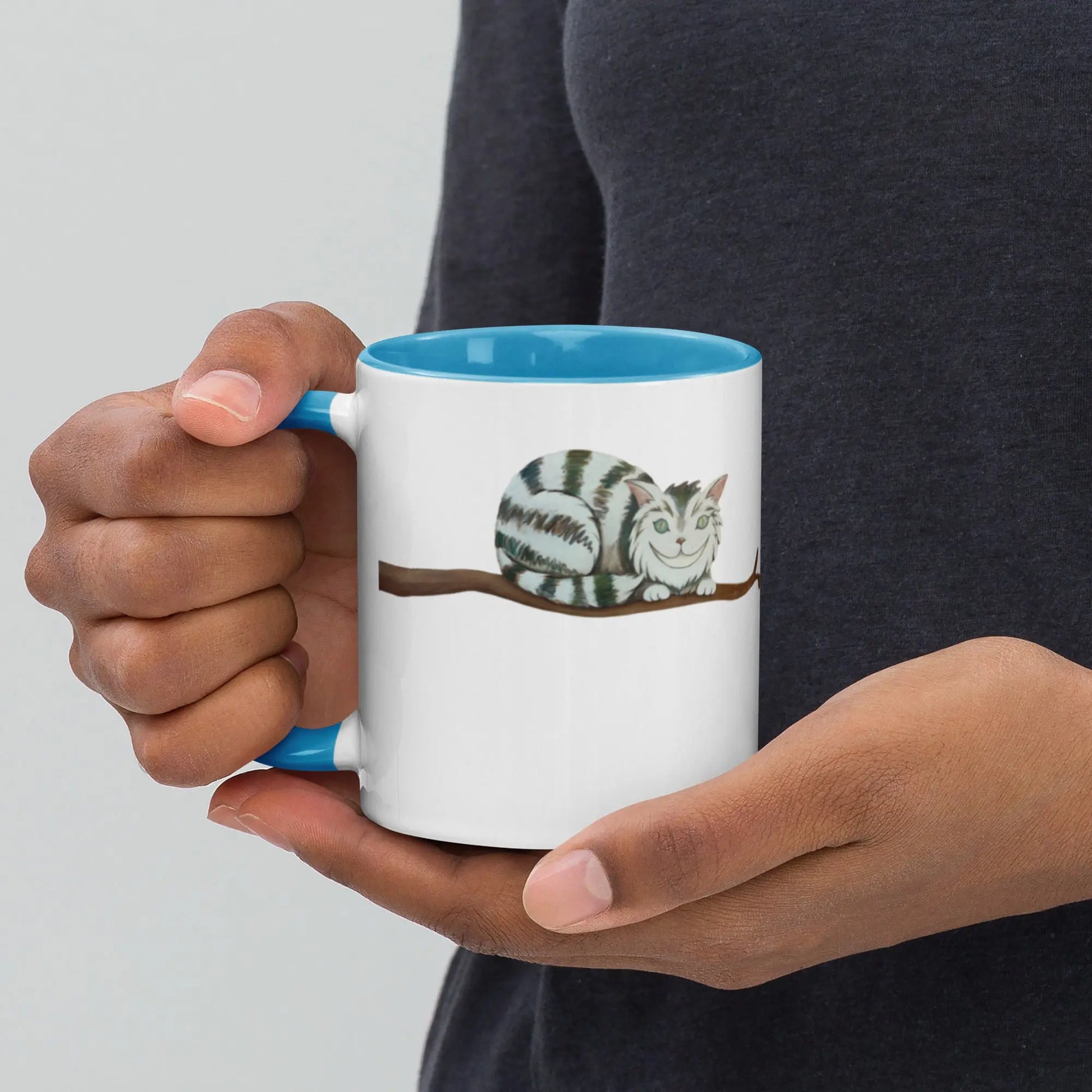 Mug à Intérieur Coloré - Chat perché - Ty - Art