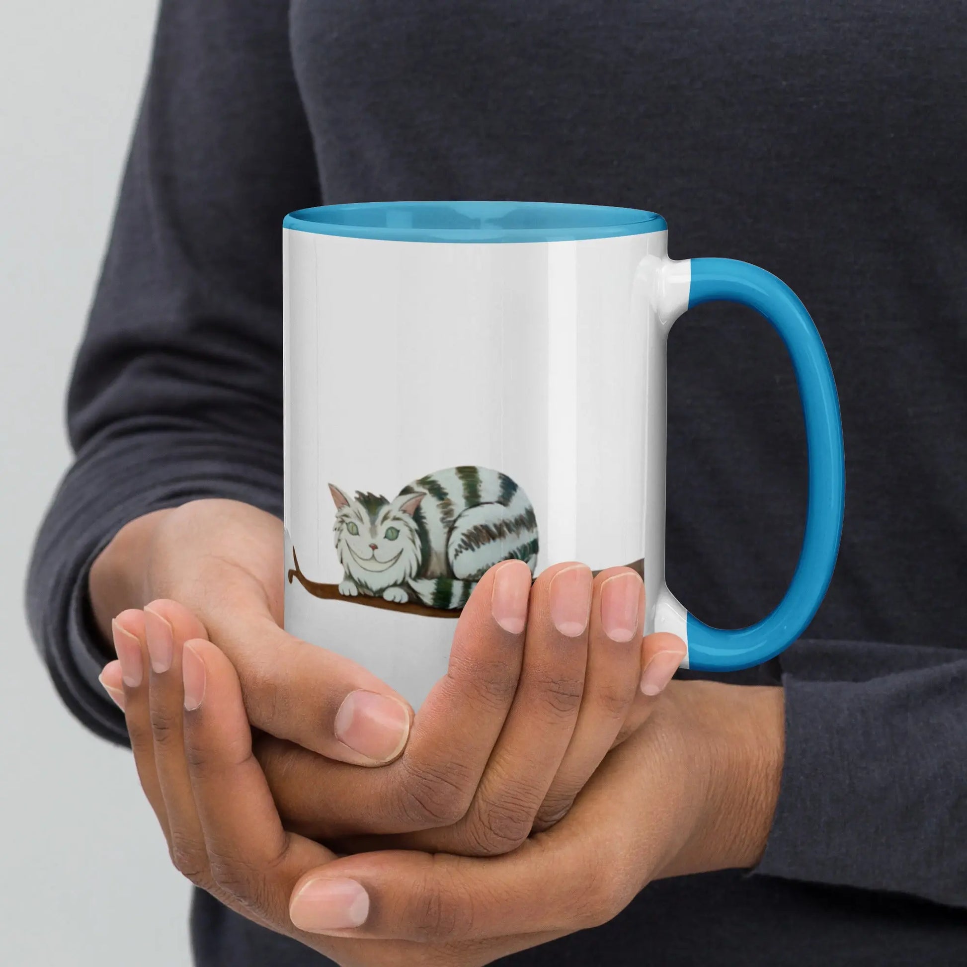 Mug à Intérieur Coloré - Chat perché - Ty - Art