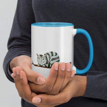 Mug à Intérieur Coloré - Chat perché - Ty - Art