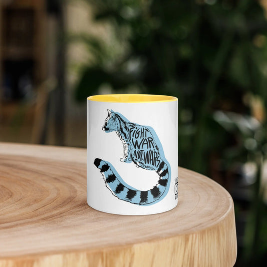 Mug à Intérieur Coloré - Fight - Ty - Art
