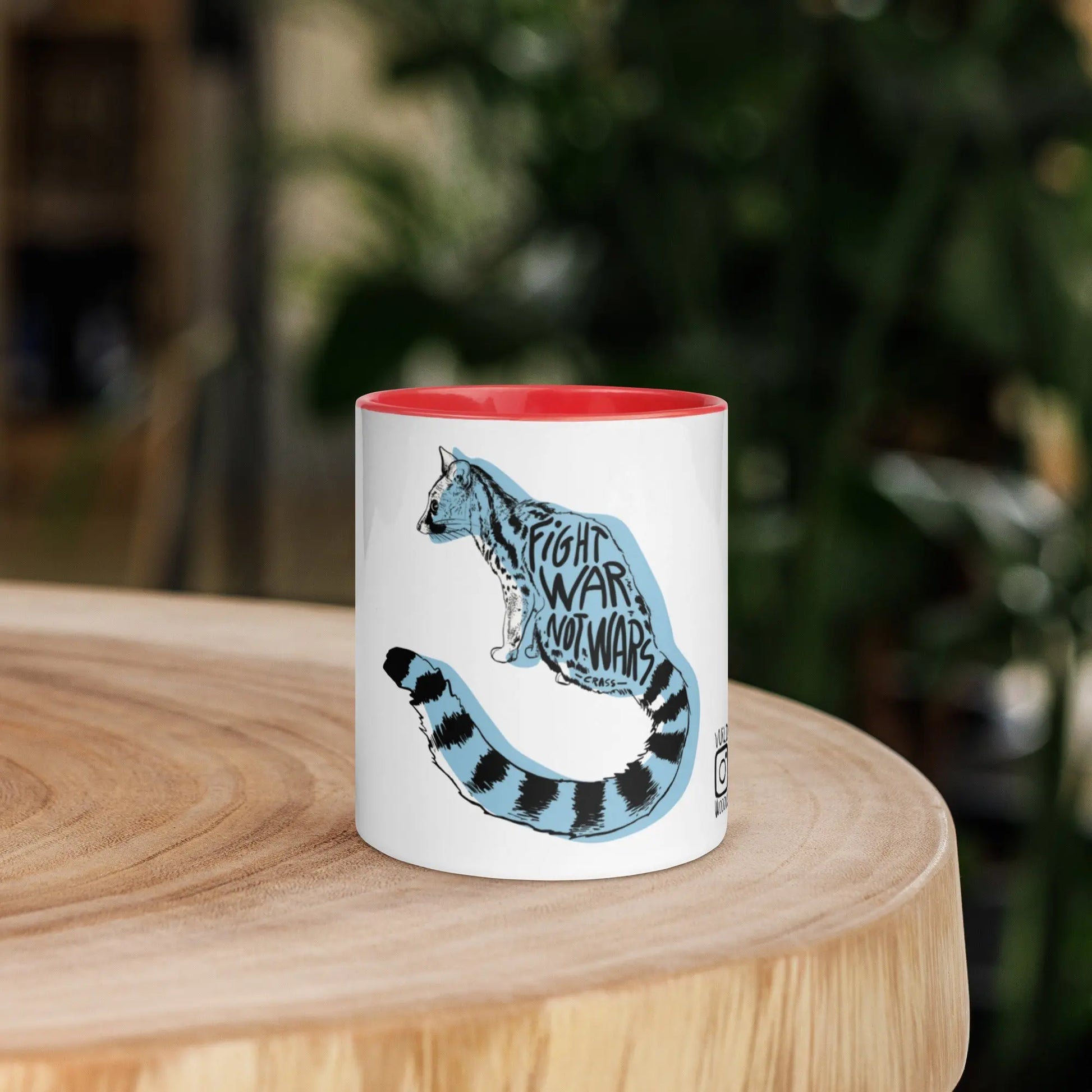Mug à Intérieur Coloré - Fight - Ty - Art