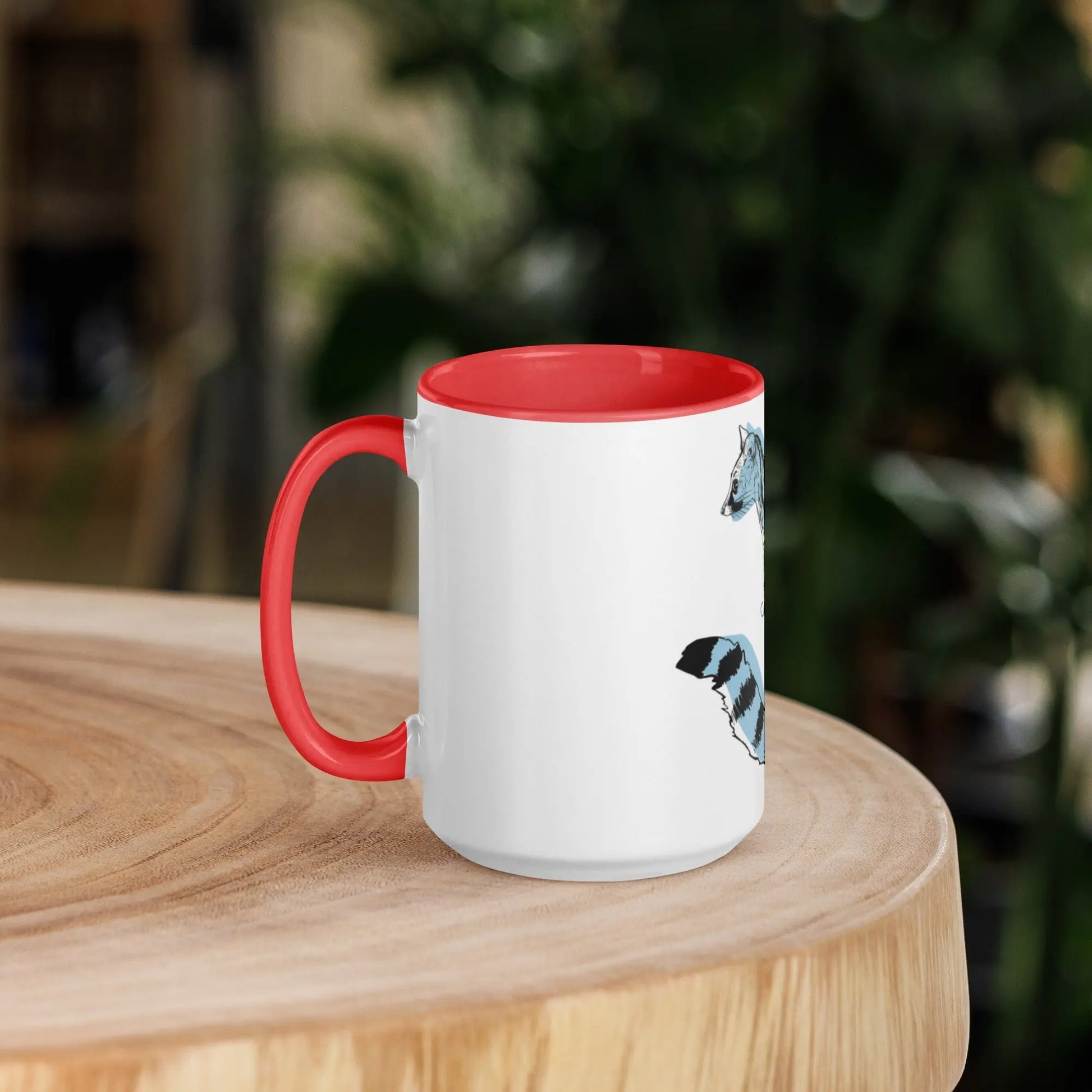 Mug à Intérieur Coloré - Fight - Ty - Art