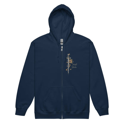 Sweat à capuche épais unisexe à fermeture éclair - Excalibur - Ty - Art