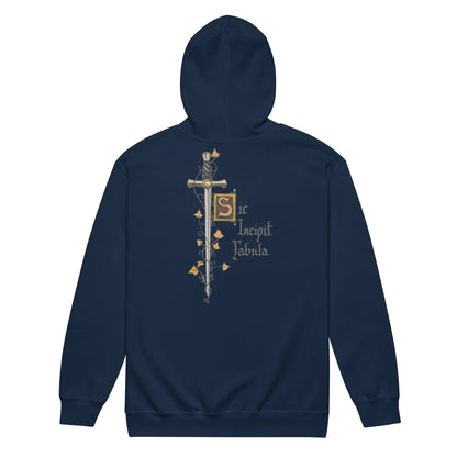 Sweat à capuche épais unisexe à fermeture éclair - Excalibur - Ty - Art