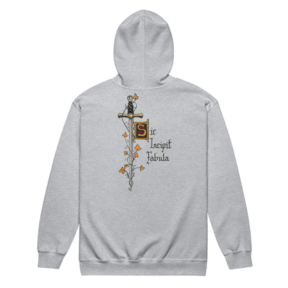 Sweat à capuche épais unisexe à fermeture éclair - Excalibur - Ty - Art