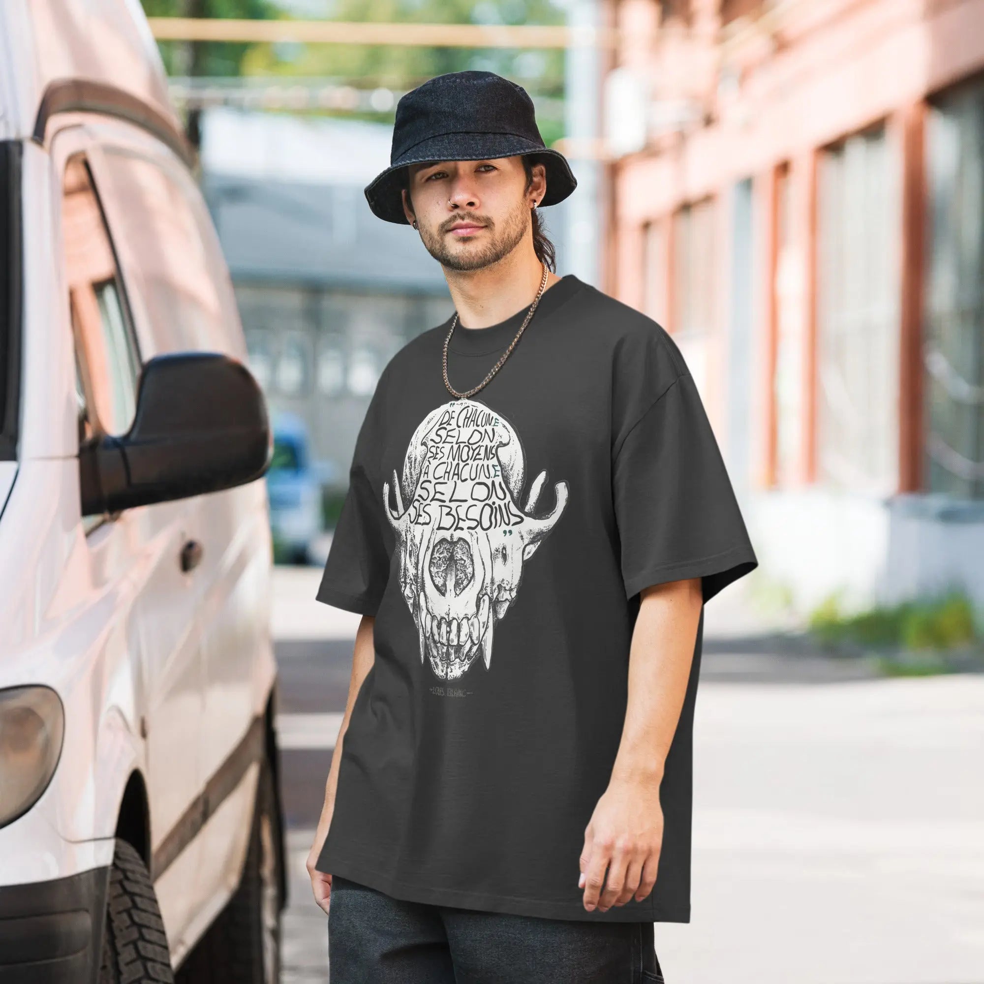 T-shirt oversize délavé - Ty - Art